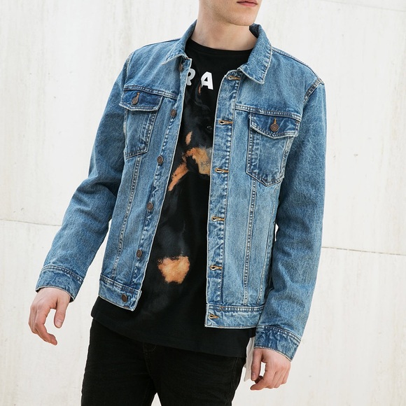 bershka denim jacket men